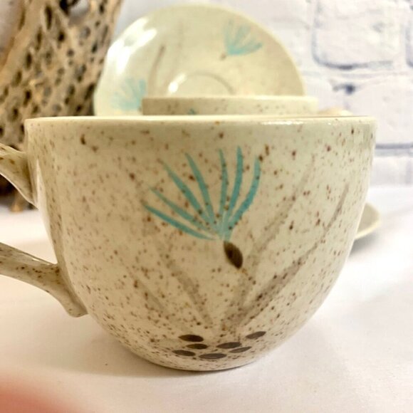 Vintage Red Wing Bob White Quail 2 Cups & 2 Saucers - 4 Piece Cup & Saucer Set - Picture 3 of 9